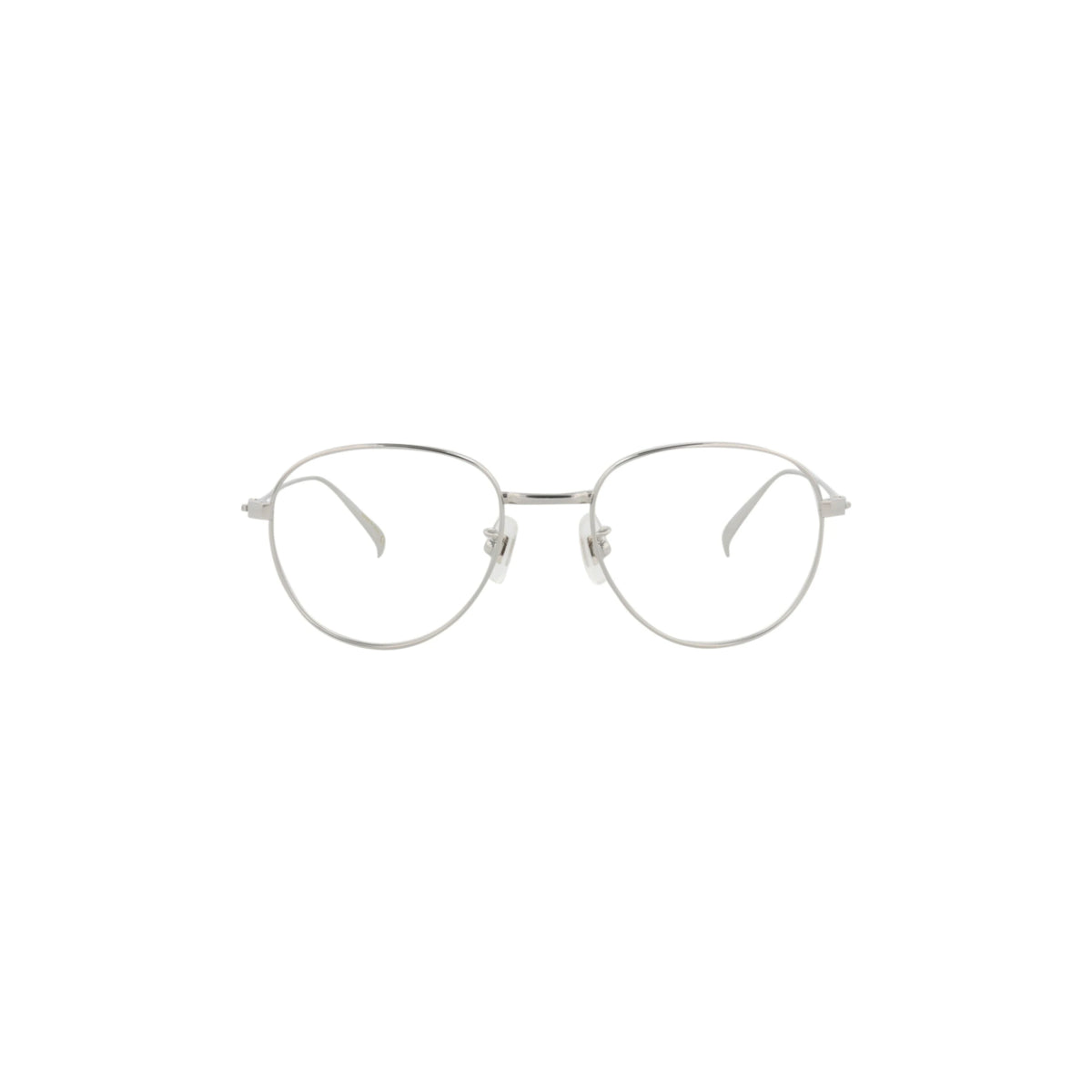 Dunhill Round-Frame Titanium Optical Frames 'Silver'
