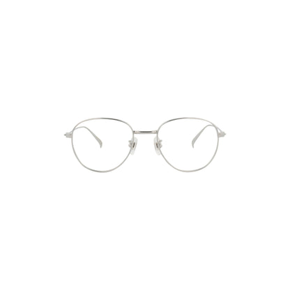 Dunhill Round-Frame Titanium Optical Frames 'Silver'