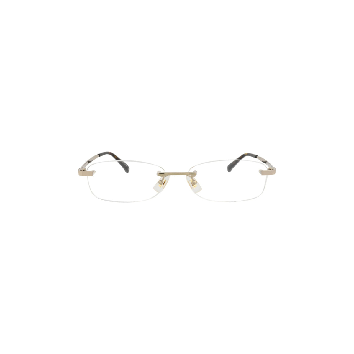 Dunhill Square-Frame Titanium Optical Frames 'Gold'