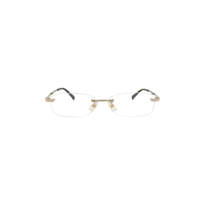 Dunhill Square-Frame Titanium Optical Frames 'Gold'