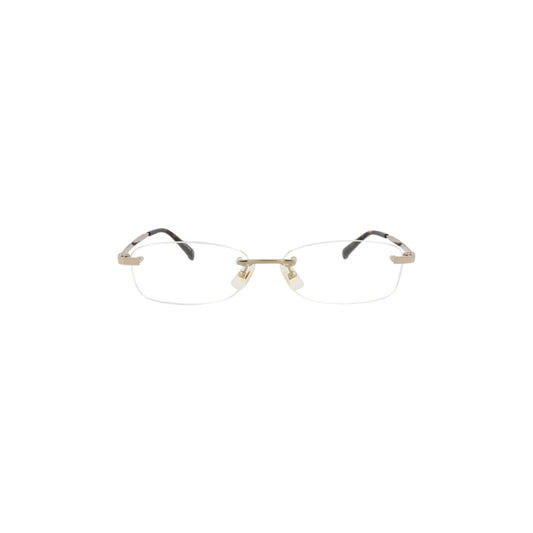 Dunhill Square-Frame Titanium Optical Frames 'Gold'