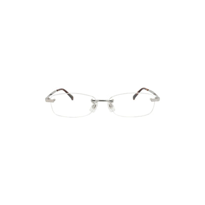 Dunhill Square-Frame Titanium Optical Frames 'Silver'