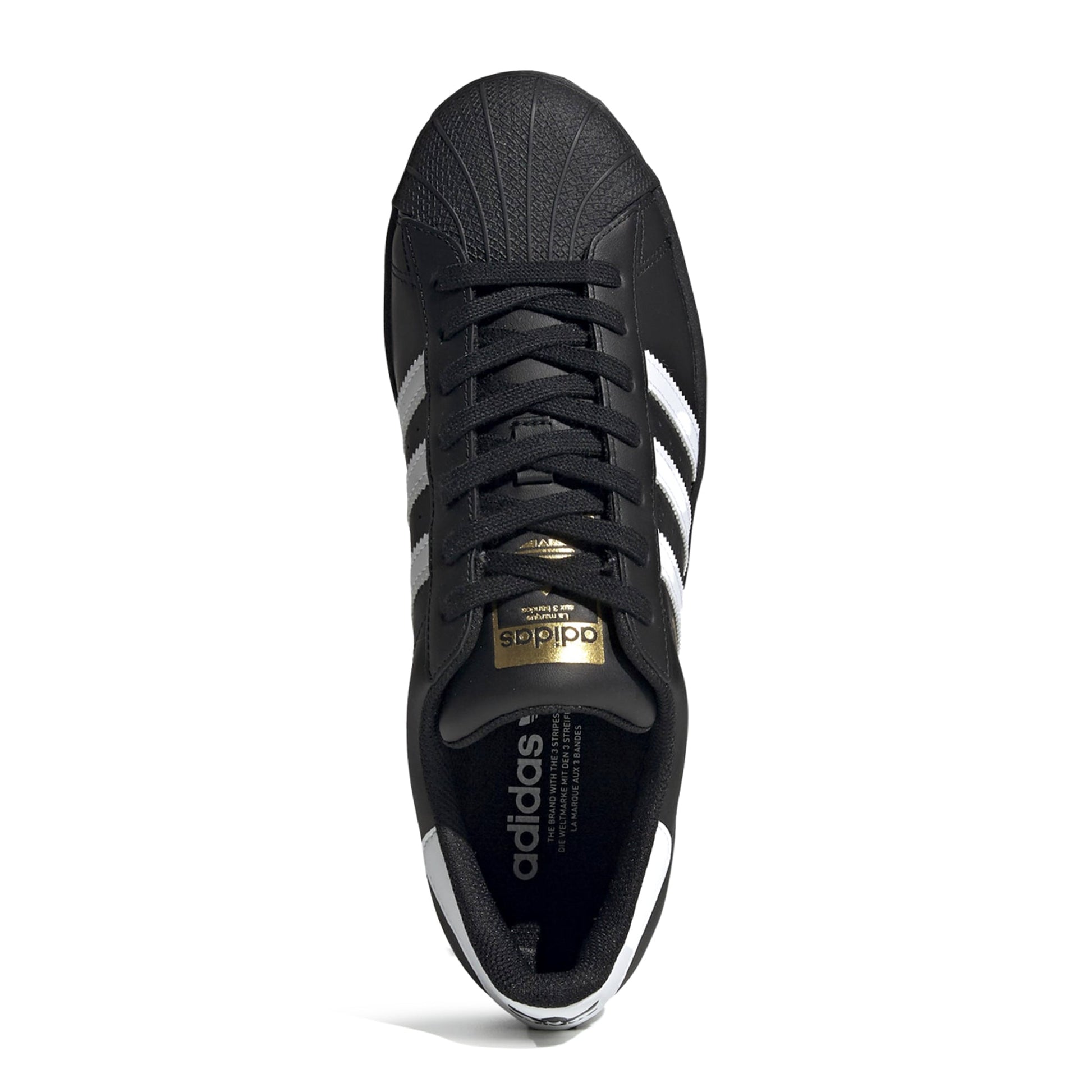 Adidas Mens Superstar 'Black White' - Mann