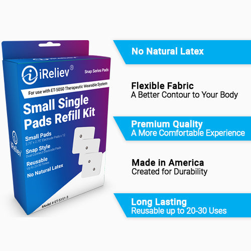 iReliev Wireless Small Pads Refill Kit