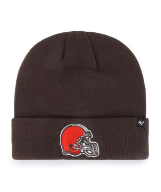 Cleveland Browns - Brown Raised Cuff Knit, 47 Brand - Mann