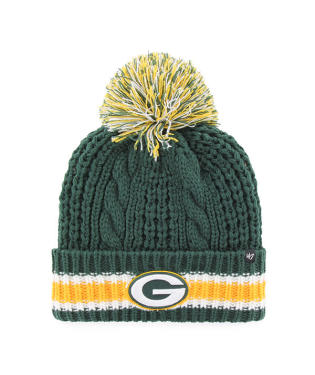 Green Bay Packers - Dark Green Sorority Cuff Knit, 47 Brand - Mann
