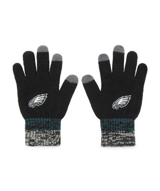 Philadelphia Eagles - Black Static Gloves - Mann