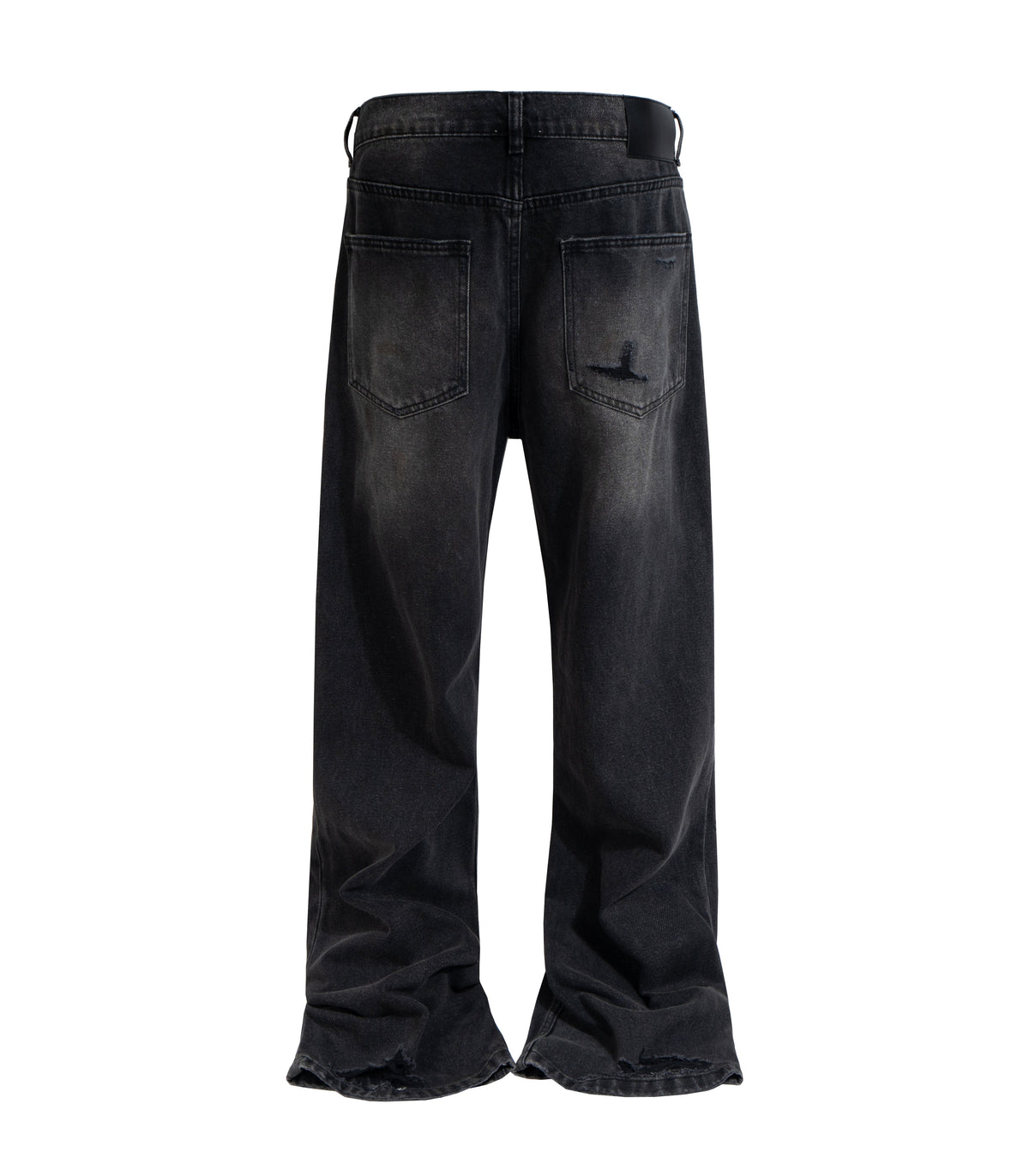 UNDEVELOPED Noir Split Knee Denim