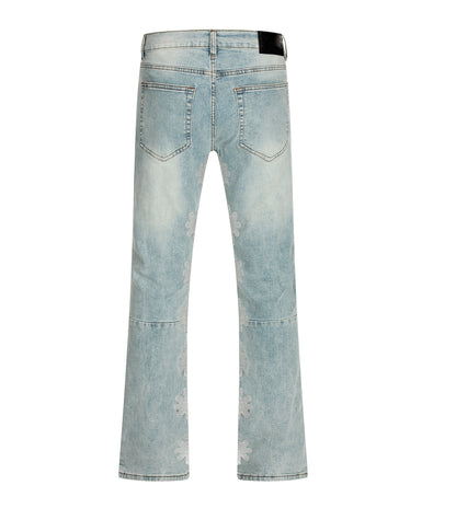 UNDEVELOPED Stone Asterisk Flare Denim