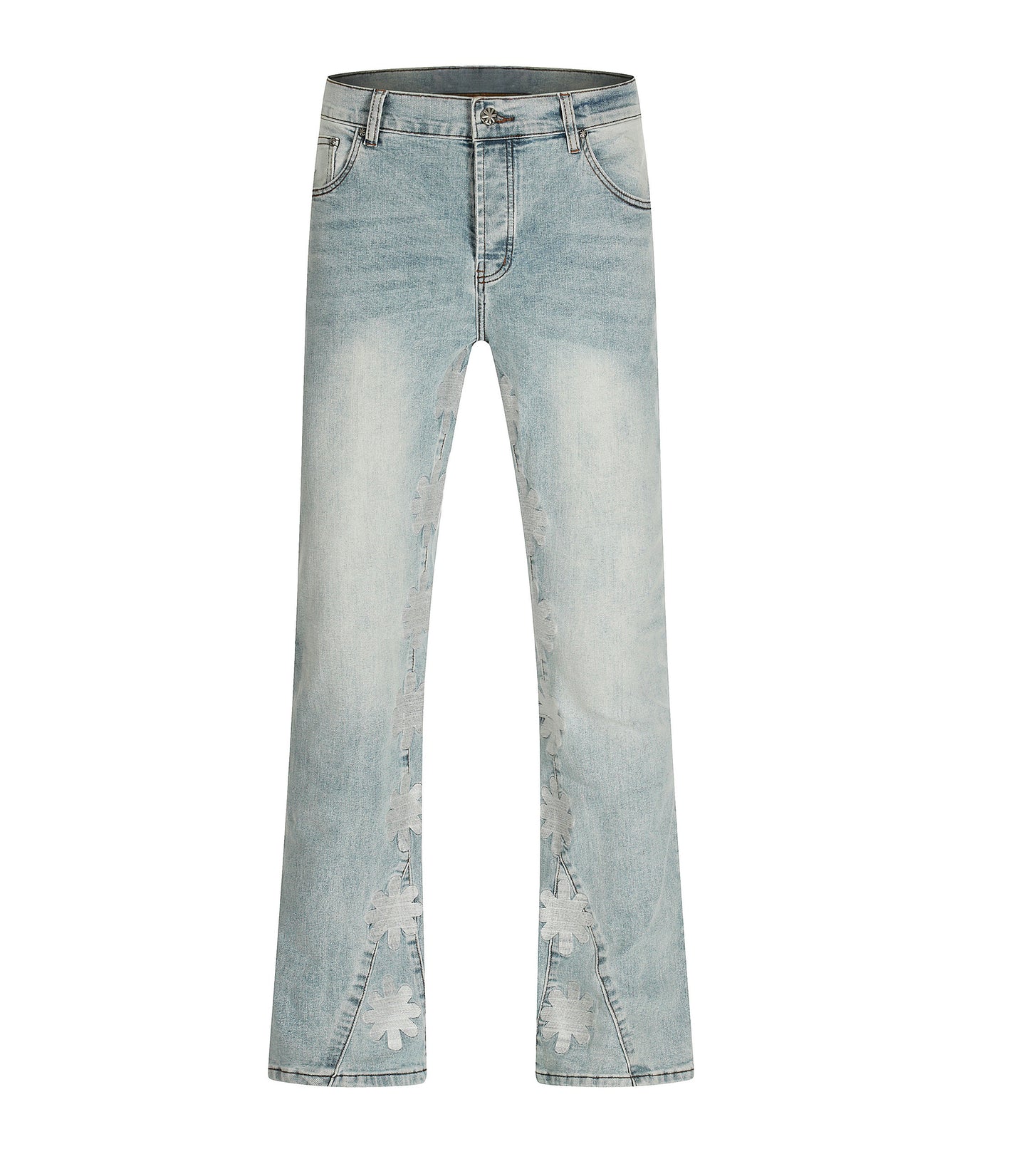 UNDEVELOPED Stone Asterisk Flare Denim