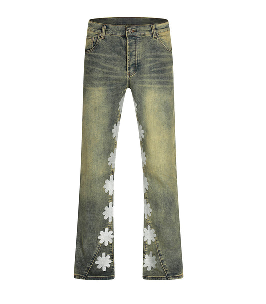 UNDEVELOPED Vintage Asterisk Flare Denim