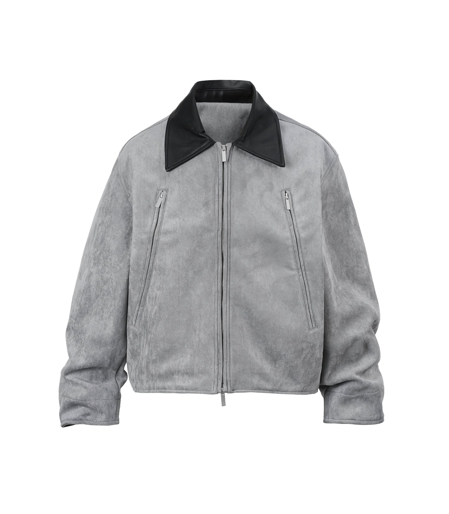 UNDEVELOPED Grey Suede Work Jacket