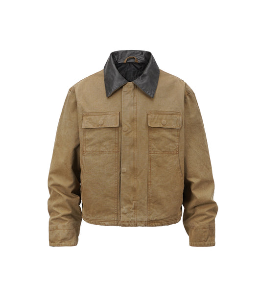 UNDEVELOPED Tan Suede Work Jacket