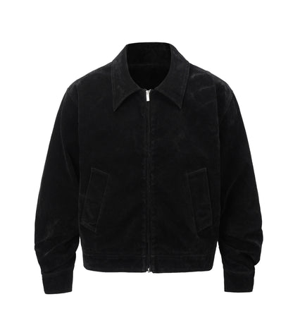 UNDEVELOPED Noir Suede Work Jacket