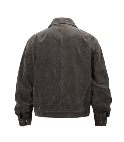 UNDEVELOPED Brown Suede Work Jacket