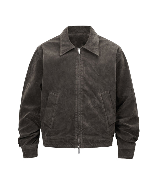UNDEVELOPED Brown Suede Work Jacket