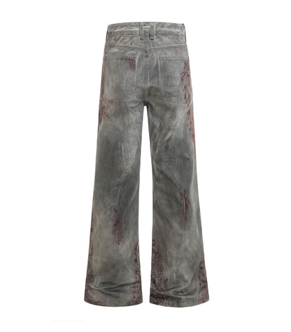 UNDEVELOPED Bloodstain Flare Denim