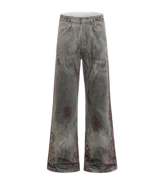 UNDEVELOPED Bloodstain Flare Denim
