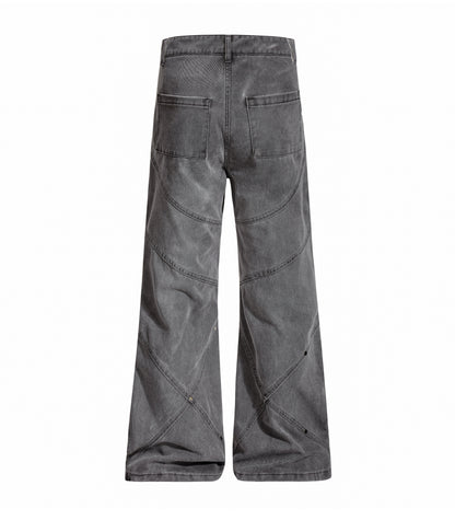 UNDEVELOPED Grey Panel Denim