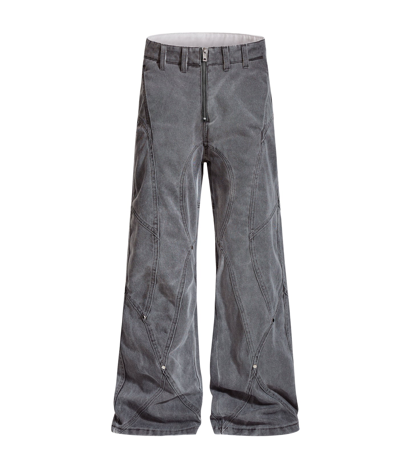 UNDEVELOPED Grey Panel Denim