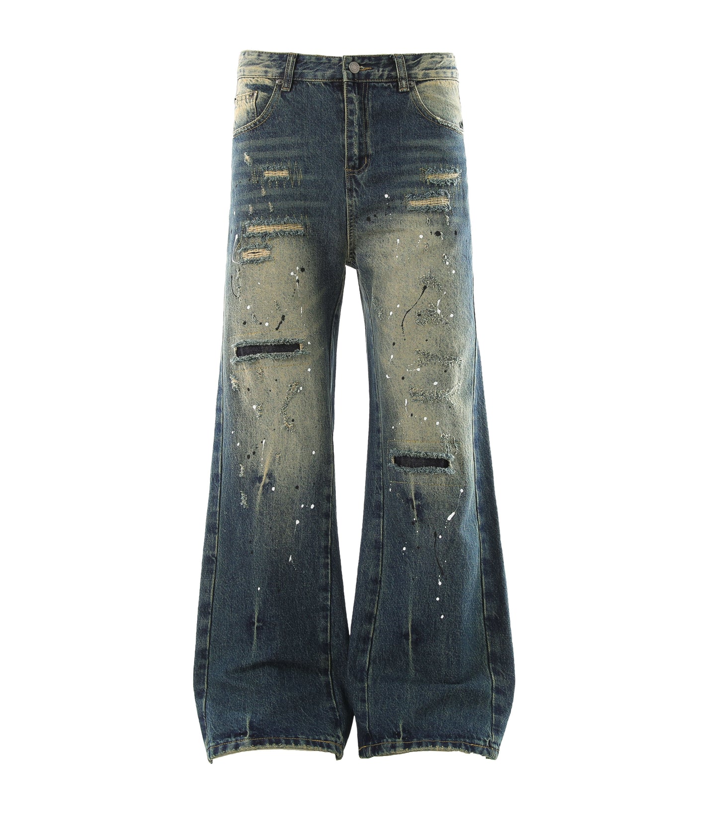 UNDEVELOPED Suture Painter Flare Denim