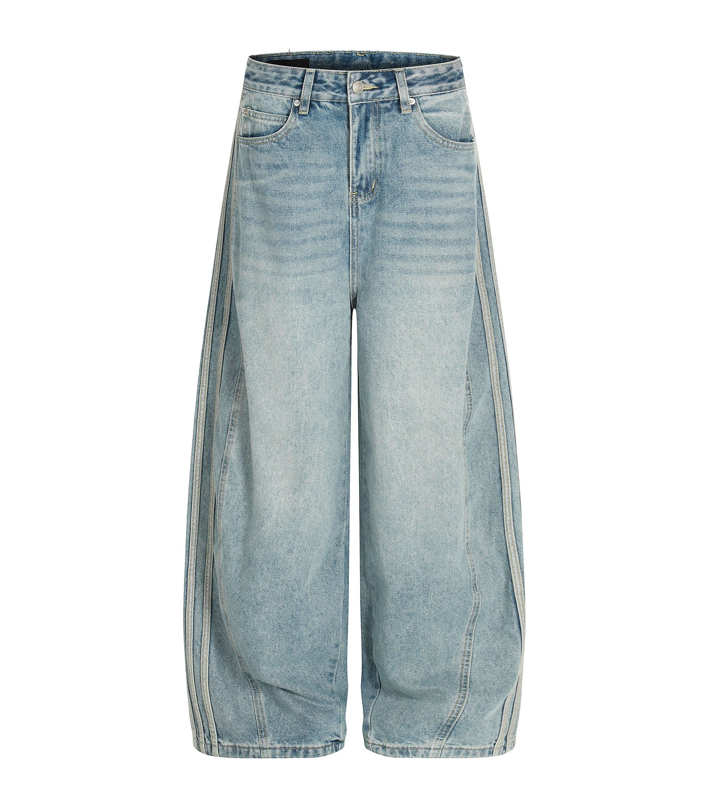UNDEVELOPED Wideboy Striped Denim