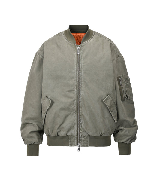 UNDEVELOPED Vintage Bomber Jacket MA1 [Olive]