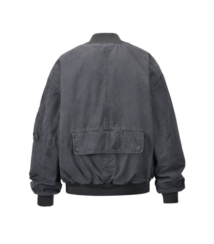 UNDEVELOPED Vintage Bomber Jacket MA1 [Black]