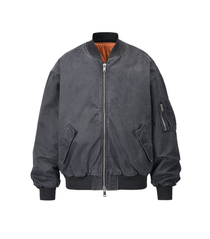 UNDEVELOPED Vintage Bomber Jacket MA1 [Black]