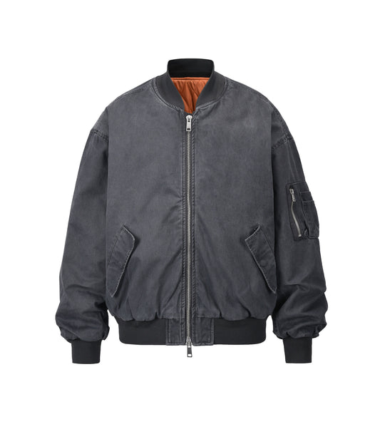 UNDEVELOPED Vintage Bomber Jacket MA1 [Black]