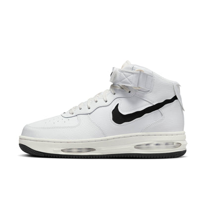 Size 12.5M Nike Air Force 1 Mid Evo 'White Black'