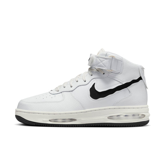 Size 12.5M Nike Air Force 1 Mid Evo 'White Black'