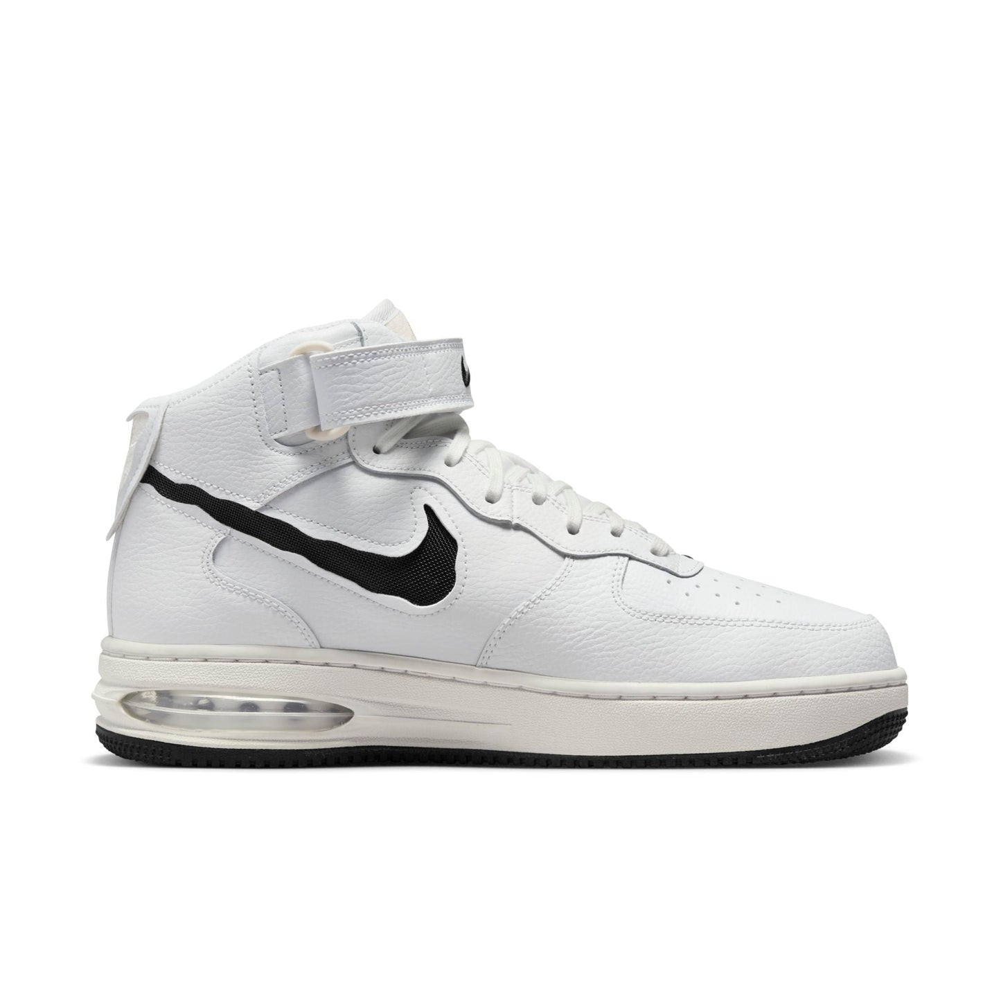 Size 12.5M Nike Air Force 1 Mid Evo 'White Black'