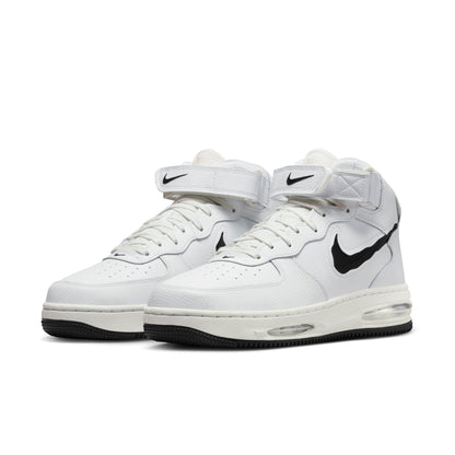 Size 12.5M Nike Air Force 1 Mid Evo 'White Black'