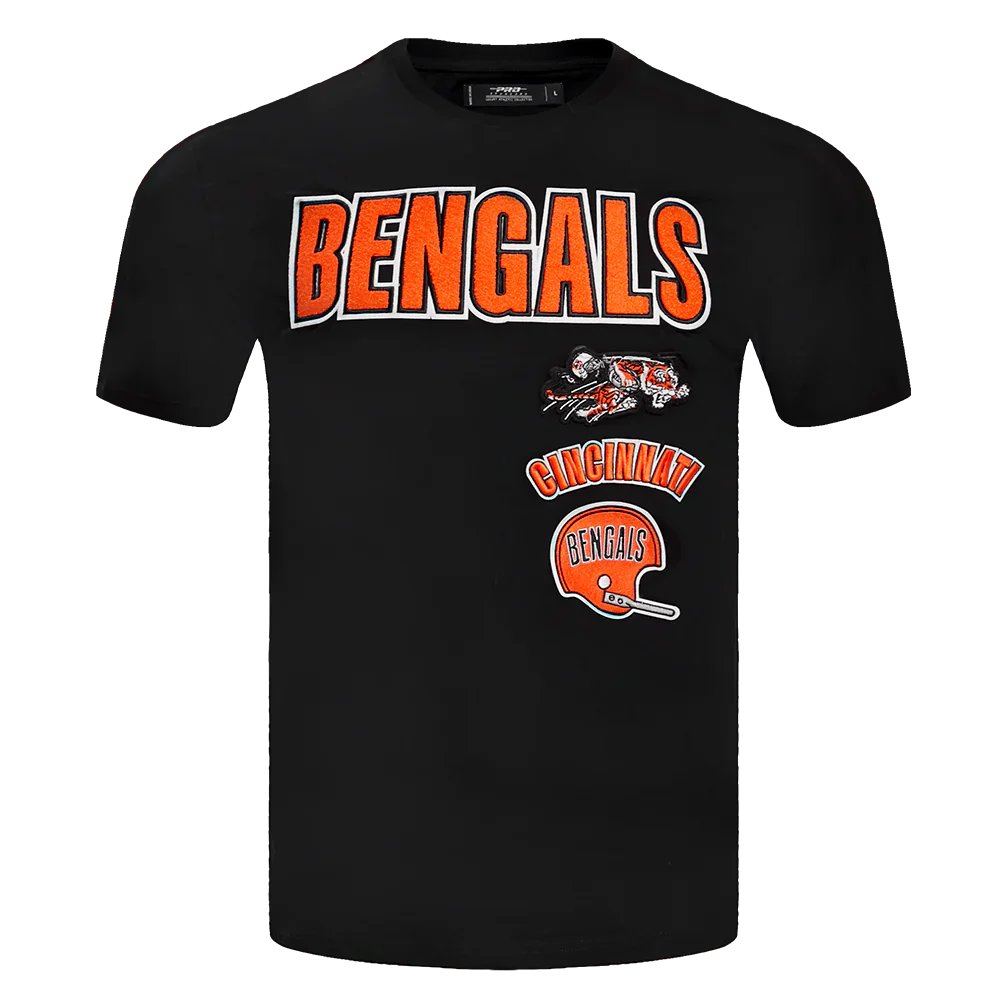 Cincinnati Bengals NFL - Retro Classic Men's Stiped Adult T-shirt - Mann