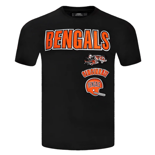 Cincinnati Bengals NFL - Retro Classic Men's Stiped Adult T-shirt - Mann