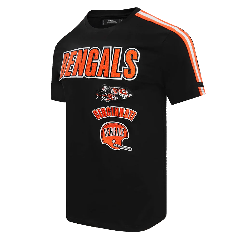 Cincinnati Bengals NFL - Retro Classic Men's Stiped Adult T-shirt - Mann