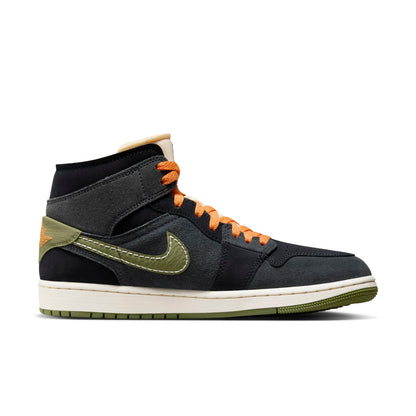 Jordan 1 Retro Mid SE Craft 'Anthracite Light Olive'
