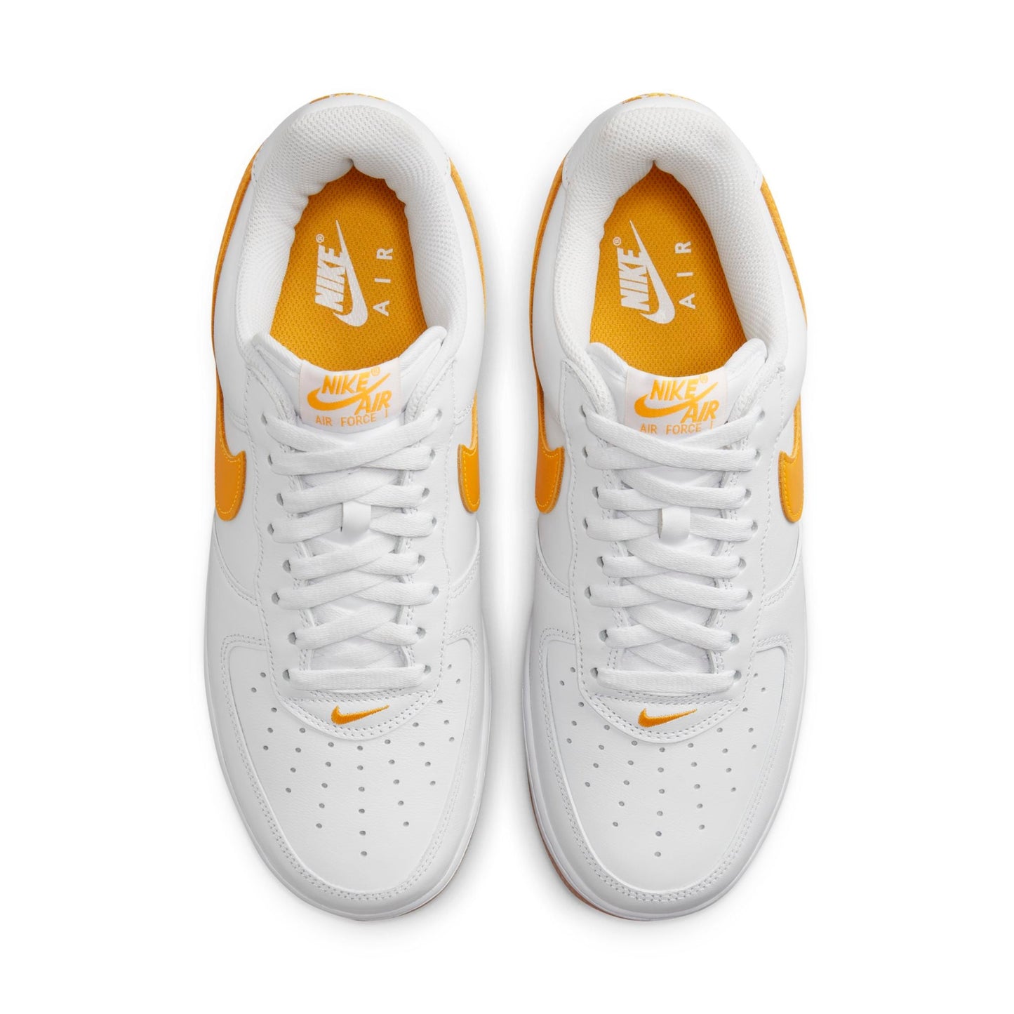 Size 9M Nike Air Force 1 Low 'Color of the Month - White University Gold'