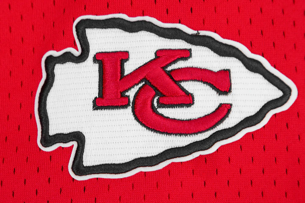 Size L Kansas City Chiefs - NFL Patrick Mahomes #15 Mesh Bottom Down Men's Adult Shirt - Mann