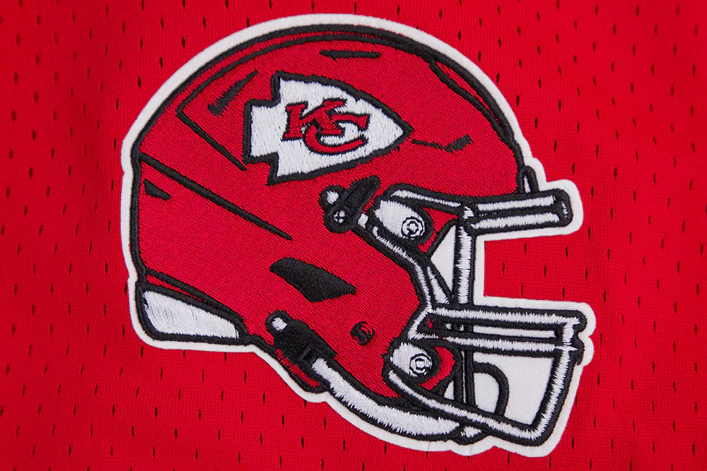Size L Kansas City Chiefs - NFL Patrick Mahomes #15 Mesh Bottom Down Men's Adult Shirt - Mann