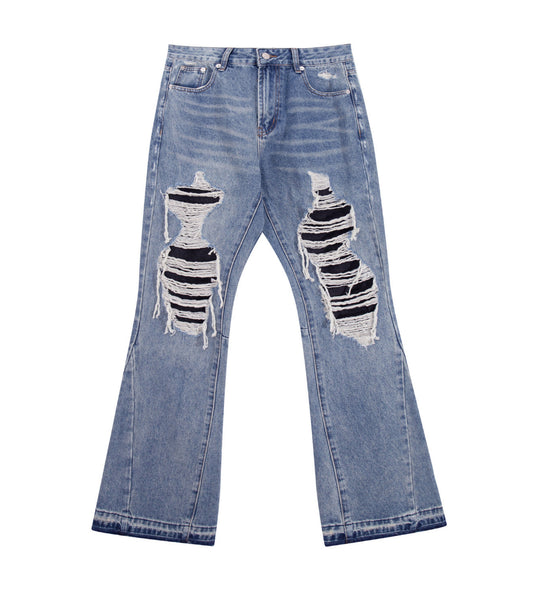 UNDEVELOPED Destroyed Split Denim