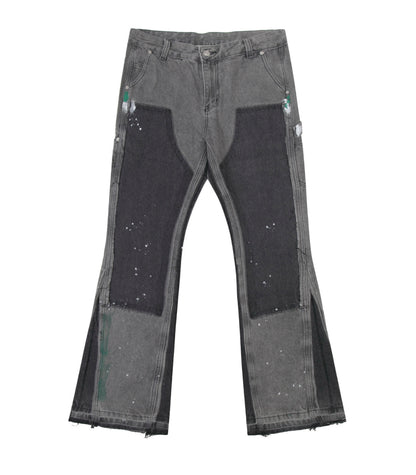 UNDEVELOPED Grey Split Painters Denim