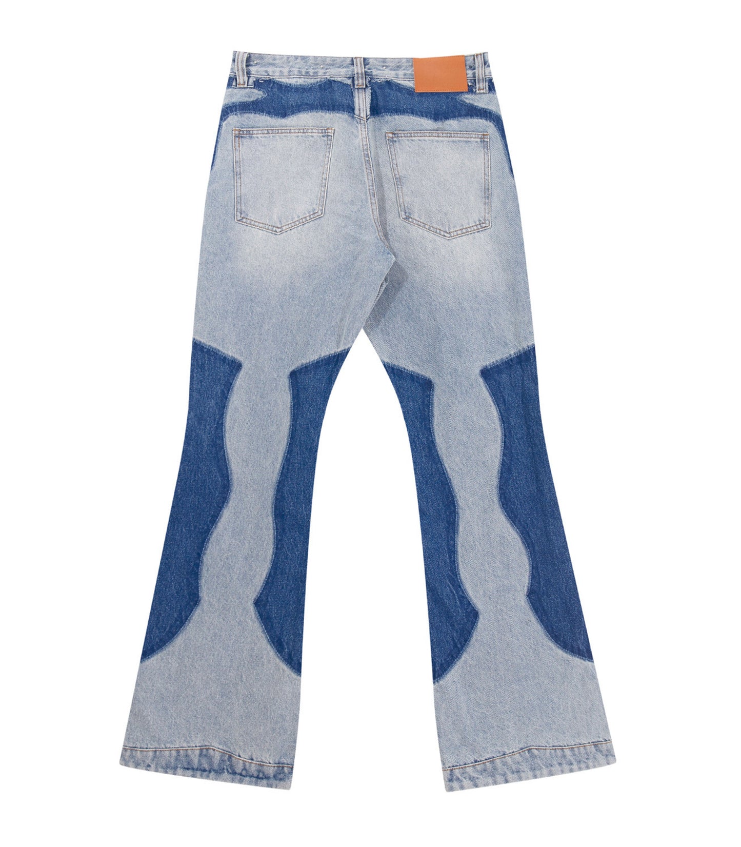 UNDEVELOPED Azul Split Patchwork Denim