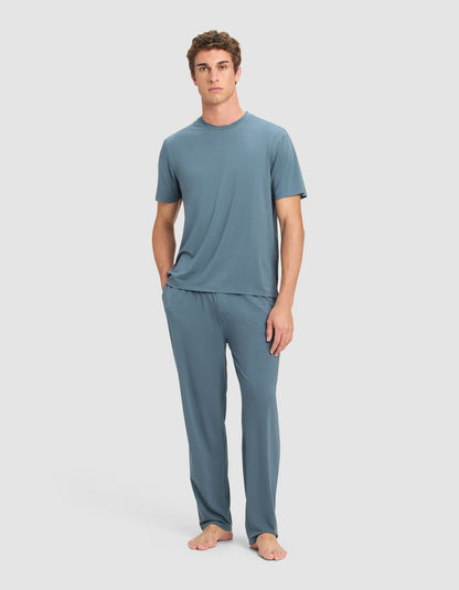 Cozy Earth First Layer Pajama Short Sleeve Tee & Pant Set