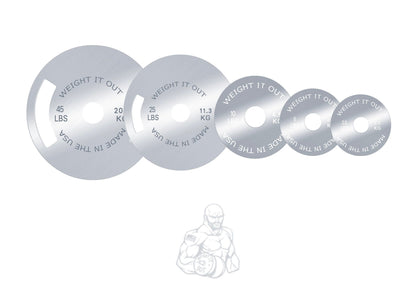 Pre-Order: Weight It Out - Solid Steel Calibrated Weight Plate Sets