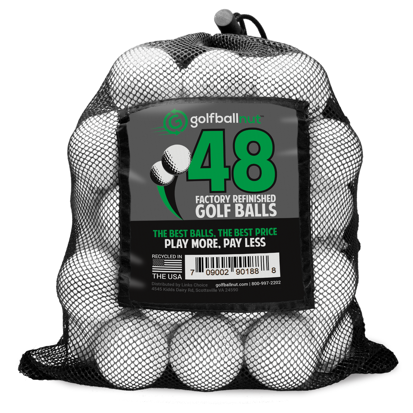 Titleist Mint Pro V1 2022 Factory Golf Balls With Mesh Bag