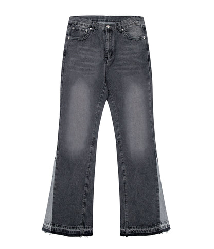 UNDEVELOPED Charcoal Split Flare Denim