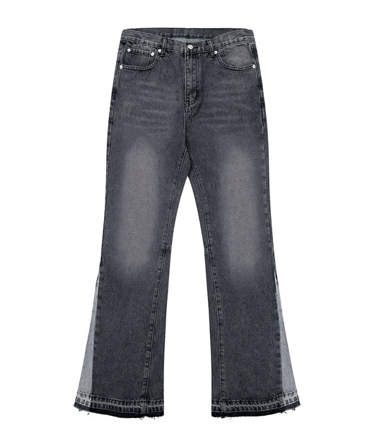 UNDEVELOPED Charcoal Split Flare Denim