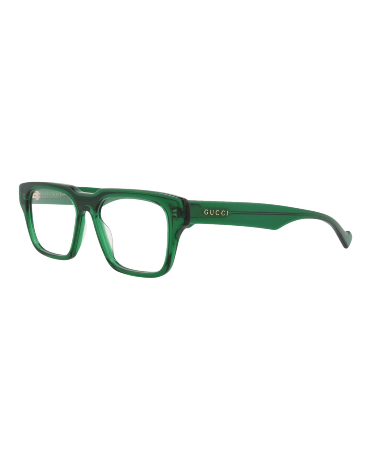 Gucci Square-Frame Acetate Optical Frames 'Green'